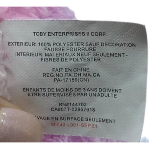 Puppy Dog Plush Stuffed Animal Purse Chain Strap Zip Open 9" Multicolor - Picture 5 of 7